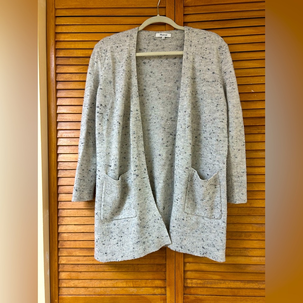 Madewell Donegal wrap cardigan sweater